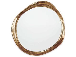 Regina Andrew Ibiza Antique Gold Round Wall Mirror