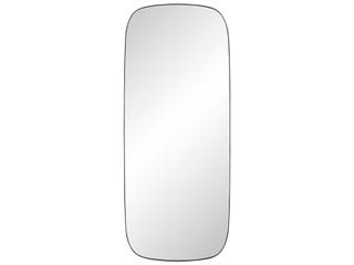 Renwil Almandine Matte Black Rectangular Wall Mirror