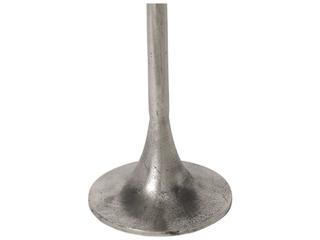 Renwil Eloa Round Marble Antique Nickel End Table