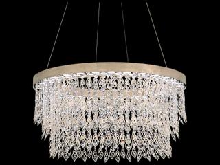 Schonbek Pavona 1-Light Silver Round Chandelier