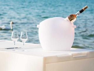 Smart & Green Original So Fresh Bluetooth Outdoor LED Light Champagne Cooler