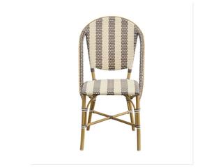 Sika Design Affaire Sofie Cappuccino Ivory Almond Aluminum Polypropylene Dining Chair