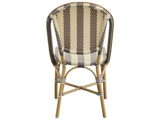 Sika Design Affaire Sofie Cappuccino Ivory Almond Aluminum Polypropylene Dining Chair