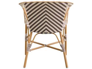 Sika Design Alu Affaire Madeleine Cappuccino Ivory Almond Aluminum Polypropylene Dining Chair