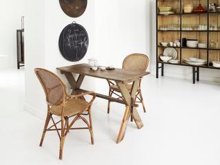 Sika Design Originals Antique Wicker Cushion Dining Chair in Youtoo Sand