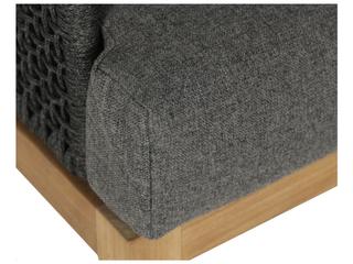 Sunpan Outdoor Capri Lounge Chair in Natural in Gracebay Grey