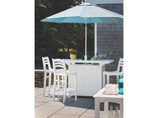 Seaside Casual Portsmouth Recycled Plastic Rectangular Party Outdoor Bars