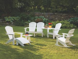 Seaside Casual Classic Adirondack Recycled Plastic Rectangular Patio End Table