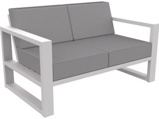 Mia Recycled Plastic Outdoor Patio Loveseat