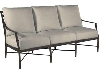 Summer Classics Monaco Quick Ship Wrought Aluminum Cushion Sofa