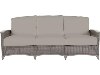 Summer Classics Astoria Quick Ship Wrought Aluminum Wicker Sofa