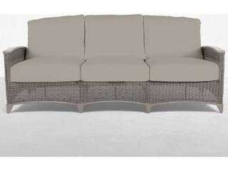 Summer Classics Astoria Quick Ship Wrought Aluminum Wicker Sofa