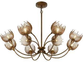 Savoy House Protea 12-Light Manchester Bronze Chandelier
