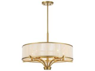 Savoy House Wynwood 5-Light Warm Brass Chandelier