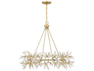 Savoy House Once 8-Light Spun Gold Chandelier