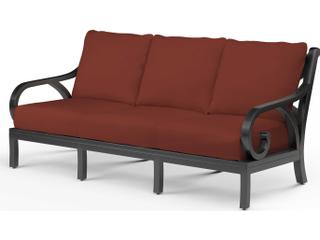 Sunset West Monterey Copper Aluminum Cushion Sofa