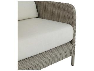 Sunset West Manhattan Gray Wicker Cushion Sofa