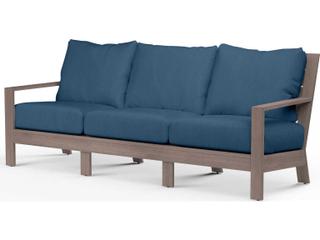 Sunset West Laguna Driftwood Aluminum Cushion Sofa