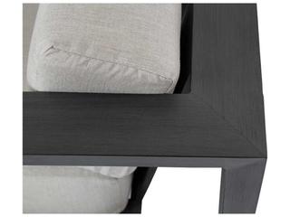 Sunset West Redondo Slate Aluminum Cushion Sofa