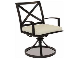 Sunset West Quick Ship La Jolla Rich Chocolate Aluminum Cushion Dining Chair