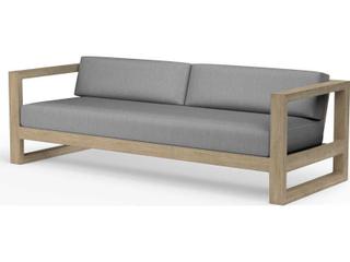 Sunset West Coastal Te Teak Wood Cushion Sofa