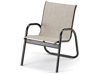 Telescope Casual Gardenella Sling Aluminum Stackable Outdoor Dining Arm Chair