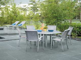 Telescope Casual Kendall Sling Aluminum Patio Dining Set