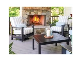 Telescope Casual Leeward Mgp Deep Seat Recycled Plastic Cushion Lounge Set
