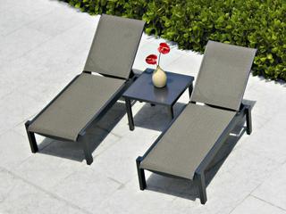 Telescope Casual Leeward Marine Grade Polymer Sling Outdoor Lounge Set