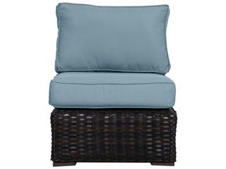 Santa Monica Wicker Middle Sectional Lounge Chair with Spa Cushion
