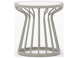 Kali Aluminum Round End Table