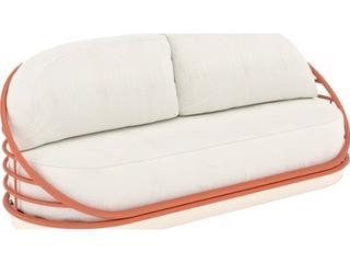 Orbit Cushion Aluminum Sofa