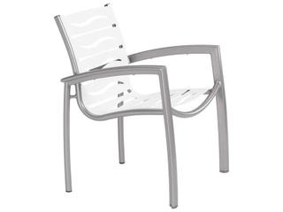 Tropitone South Beach Wave Aluminum Outdoor Dining Set