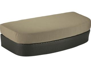 Evo Woven Wicker Patio Ottoman