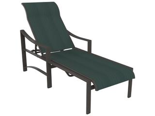 Kenzo Sling Aluminum Patio Chaise Lounge