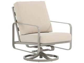 Brasilia Cushion Aluminum Swivel Action Patio Lounge Chair