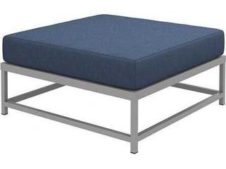 Cabana Club Aluminum Cushion Square Outdoor Patio Ottoman