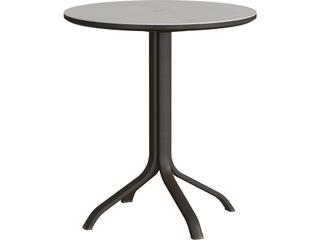 Horizon Solid Aluminum 36" Round KD Pedestal Bar Table with Umbrella Hole