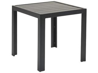 Aluminum Slat Square Patio End Table