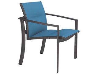 Kor Padded Sling Aluminum Outdoor Dining Arm Chair