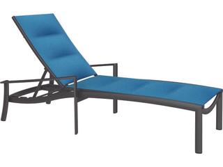 Kor Padded Sling Aluminum Outdoor Chaise Lounge