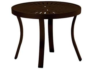 La Stratta Aluminum Round Tea Table