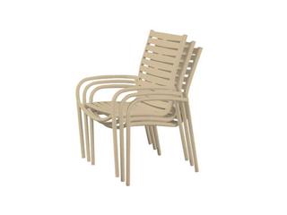 Tropitone Millennia Ribbon Segment Aluminum Outdoor Patio Dining Set