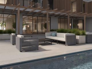 Tropitone Cabana Club Rope Sectional Lounge Set