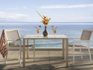 Tropitone Cabana Club Rope Aluminum Dining Set