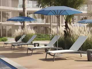 Tropitone Laguna Beach Relaxed Sling Aluminum Outdoor Lounge Set