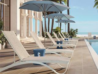 Tropitone Twist Sling Aluminum Outdoor Lounge Set
