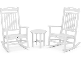 Trex® Outdoor Furniture™ Yacht Club Recycled Plastic 3 Piece Lounge Set