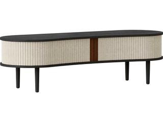 Audacious 55" Oak Wood Black Media Console