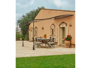 UnoPiu Tibisco Attached Pergola with Polycarbonate Roofing